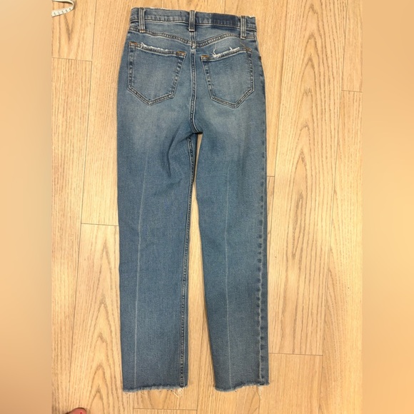 Abercrombie & Fitch Ankle Straight Jeans High Rise Jeans - Picture 5 of 5